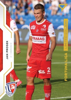 Jan Prosek Pardubice SportZoo FORTUNA:LIGA 2020/21 Gold Limited /99 #135